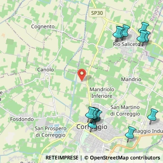 Mappa Via Sant Orsola, 42015 Correggio RE, Italia (3.03929)