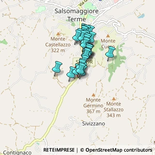Mappa Via Fratelli Vignali, 43039 Salsomaggiore Terme PR, Italia (0.63483)