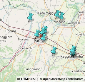 Mappa Via Madrid, 43123 Parma PR, Italia (14.97667)