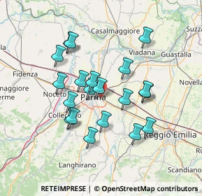 Mappa Via Madrid, 43123 Parma PR, Italia (12.42)