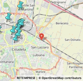 Mappa Via Madrid, 43123 Parma PR, Italia (2.84818)