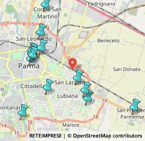 Mappa Via Madrid, 43123 Parma PR, Italia (2.43)