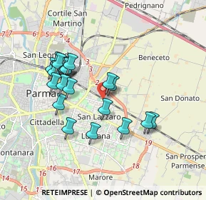 Mappa Via Madrid, 43123 Parma PR, Italia (1.659)