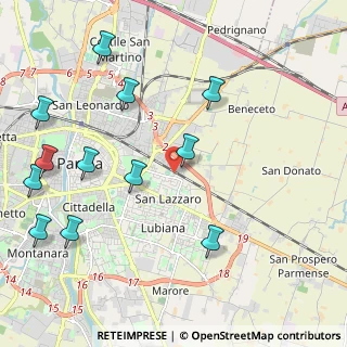 Mappa Via Madrid, 43123 Parma PR, Italia (2.57917)