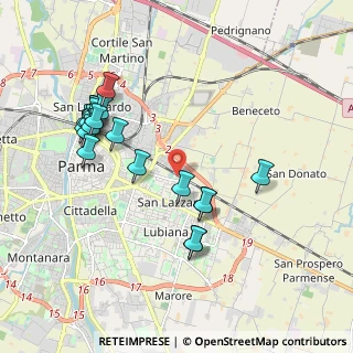 Mappa Via Madrid, 43123 Parma PR, Italia (2.06)