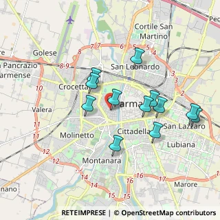 Mappa Via Padre Lino Maupas, 43125 Parma PR, Italia (1.68833)
