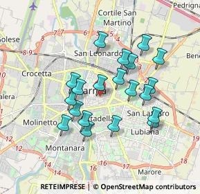 Mappa Borgo della Posta, 43123 Parma PR, Italia (1.583)