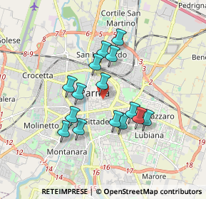 Mappa Borgo della Posta, 43123 Parma PR, Italia (1.45733)