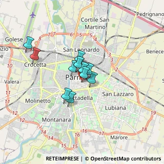 Mappa Borgo della Posta, 43123 Parma PR, Italia (1.07)