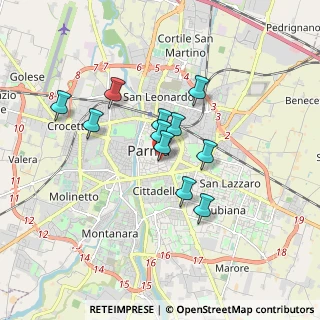Mappa Borgo della Posta, 43123 Parma PR, Italia (1.33364)