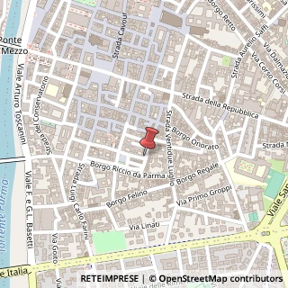 Mappa Borgo San Silvestro, 32, 43121 Parma, Parma (Emilia Romagna)