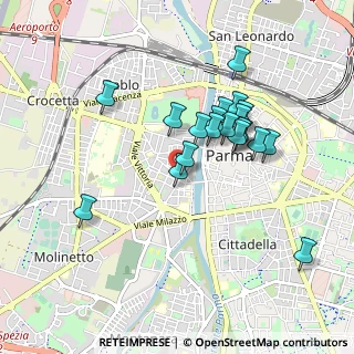 Mappa Via Padre Lino, 43125 Parma PR, Italia (0.817)
