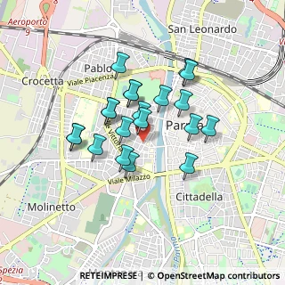 Mappa Via Adeodato Turchi, 43125 Parma PR, Italia (0.704)