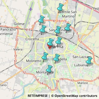 Mappa Via Padre Lino, 43125 Parma PR, Italia (1.78182)