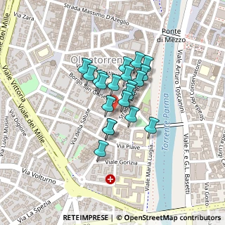 Mappa Via Padre Lino, 43125 Parma PR, Italia (0.143)
