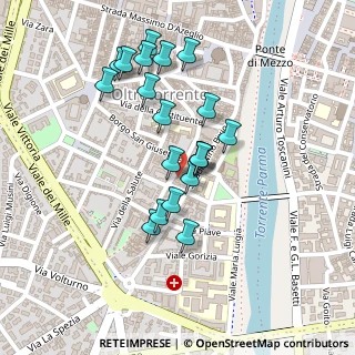 Mappa Via Padre Lino, 43125 Parma PR, Italia (0.2035)