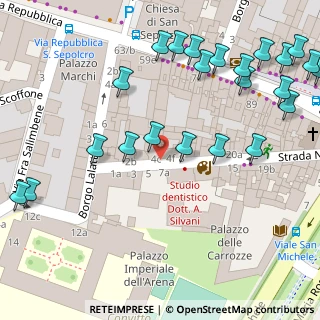 Mappa Strada Nuova, 43121 Parma PR, Italia (0.08333)