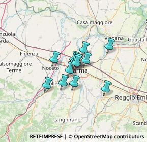 Mappa Via Lodovico D'Aragona, 43126 Parma PR, Italia (7.31615)