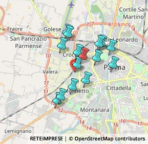 Mappa Via Edward Jenner, 43126 Parma PR, Italia (1.372)