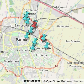 Mappa Via Parigi, 43123 Parma PR, Italia (1.49)