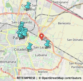 Mappa Via Parigi, 43123 Parma PR, Italia (2.032)
