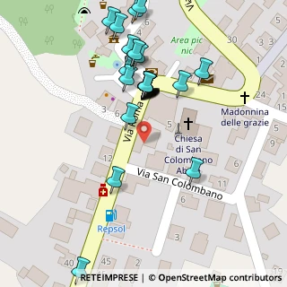 Mappa Piazza Vittoria, 29010 Vernasca PC, Italia (0.05769)