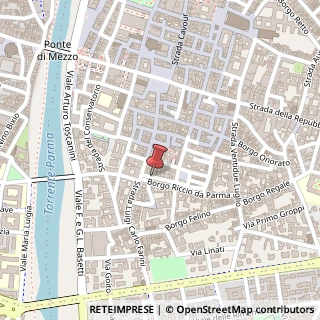 Mappa Borgo Garimberti, 4, 43121 Parma, Parma (Emilia Romagna)