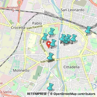 Mappa Via della Salute, 43125 Parma PR, Italia (0.83727)