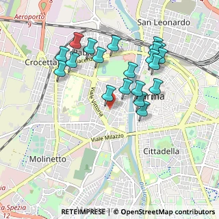 Mappa Via della Salute, 43125 Parma PR, Italia (0.9335)