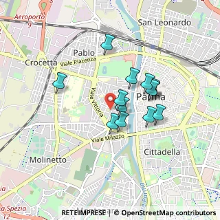 Mappa Via della Salute, 43125 Parma PR, Italia (0.68769)