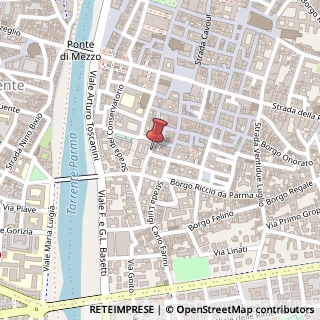 Mappa Strada Collegio dei Nobili, 9, 43121 Parma, Parma (Emilia Romagna)