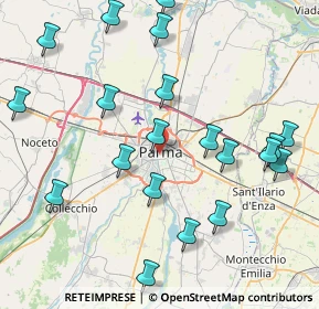 Mappa Strada Farini Bgo Riccio, 43121 Parma PR, Italia (9.471)