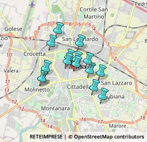 Mappa Strada Farini Bgo Riccio, 43121 Parma PR, Italia (1.22667)