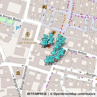 Mappa Strada Farini Bgo Riccio, 43121 Parma PR, Italia (0)