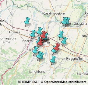 Mappa Strada Farini Bgo Riccio, 43121 Parma PR, Italia (10.316)