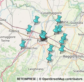 Mappa Strada Farini Bgo Riccio, 43121 Parma PR, Italia (10.536)