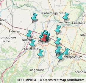 Mappa Strada Farini Bgo Riccio, 43121 Parma PR, Italia (9.231)