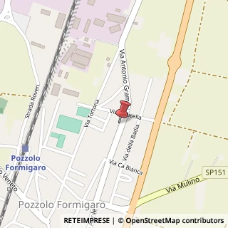 Mappa Via A. Gramsci, 57, 15068 Pozzolo Formigaro, Alessandria (Piemonte)