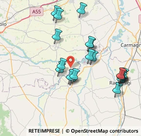 Mappa SP 150, 10068 Villafranca Piemonte TO, Italia (7.8085)