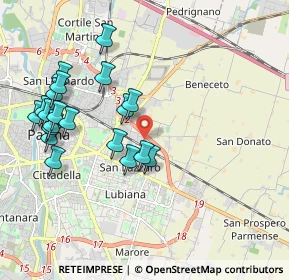 Mappa Via Strasburgo, 43123 Parma PR, Italia (2.101)