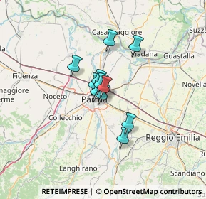 Mappa Via Strasburgo, 43123 Parma PR, Italia (7.80273)
