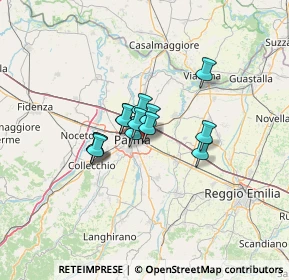 Mappa Via Strasburgo, 43123 Parma PR, Italia (7.85923)
