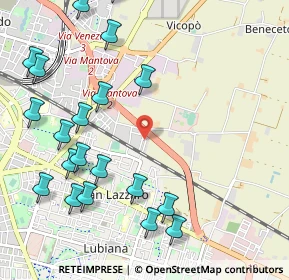 Mappa Via Strasburgo, 43123 Parma PR, Italia (1.302)