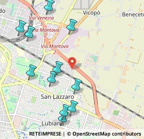 Mappa Via Strasburgo, 43123 Parma PR, Italia (1.26417)