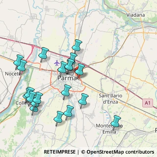 Mappa Via Strasburgo, 43123 Parma PR, Italia (8.8905)