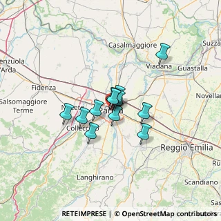 Mappa Via Ferdinando Maestri, 43100 Parma PR, Italia (7.76077)