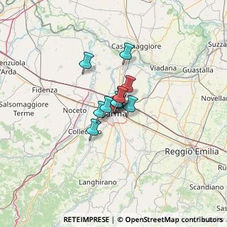 Mappa Str. Luigi Carlo Farini, 43123 Parma PR, Italia (5.86182)