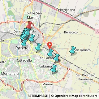 Mappa Via Londra, 43123 Parma PR, Italia (2.1055)