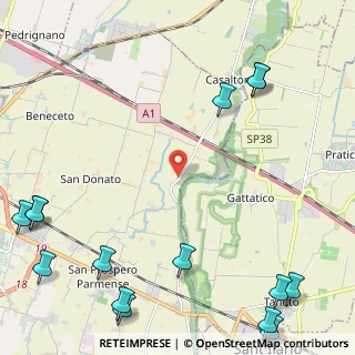 Mappa Casalbaroncolo, 43122 Parma PR, Italia (3.6675)