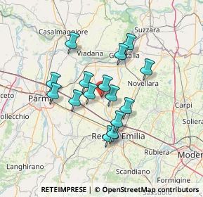 Mappa Via Alessandro Volta, 42024 Castelnovo di Sotto RE, Italia (10.97667)